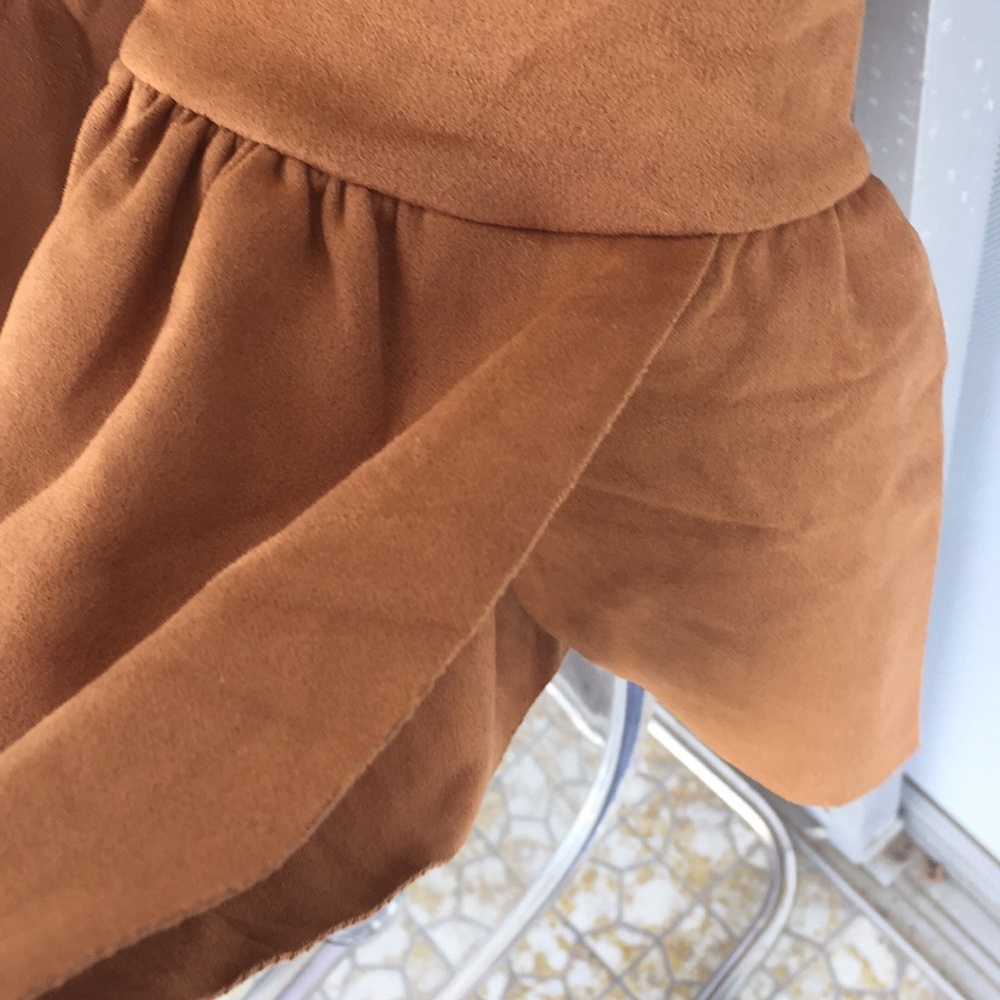Faux Suede Bell Sleeve Top *LIQUIDATION* - Picture 8 of 8